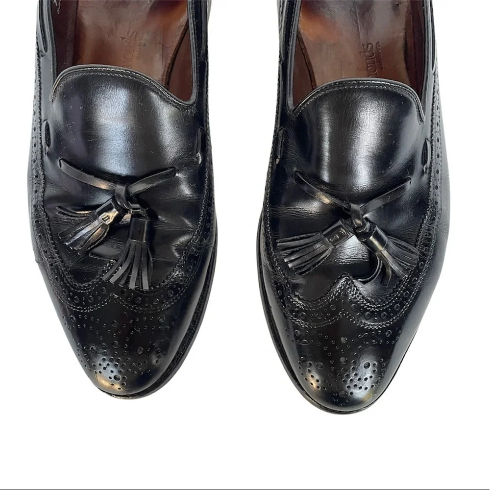 𝅺Allen Edmonds Manchester 8507 Black Dress Shoes Size 9.5 D